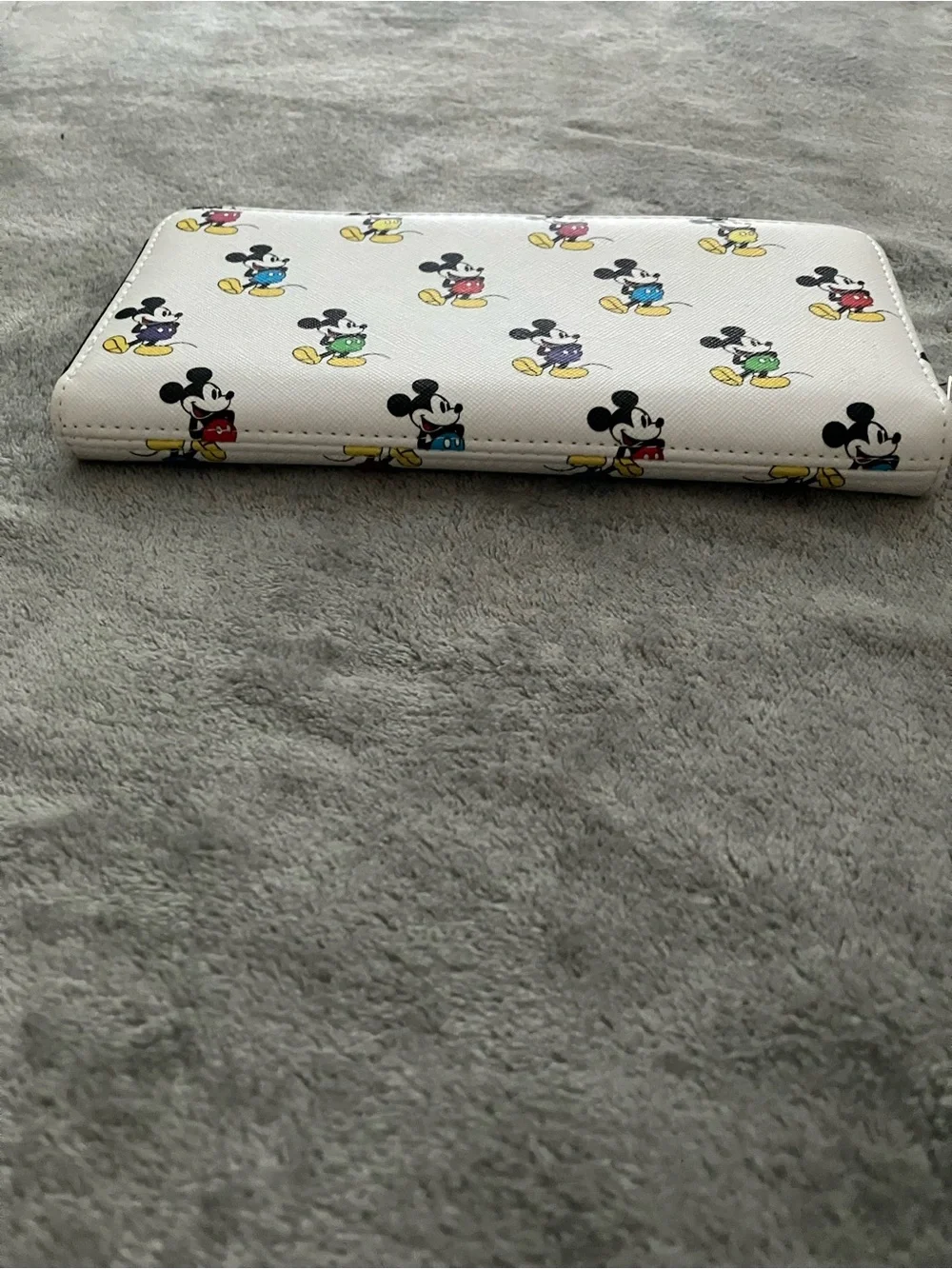 Loungefly Disney Parks White Mickey Mouse Rainbow Wallet